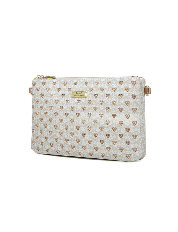 Miss Serenade - CP17-1010 Dylan Pu Crossbody - Beige