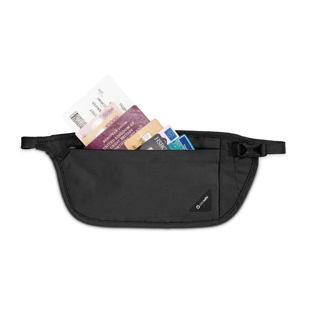 Pacsafe - V100 Waist Wallet - Black — Official product view (10142100)
