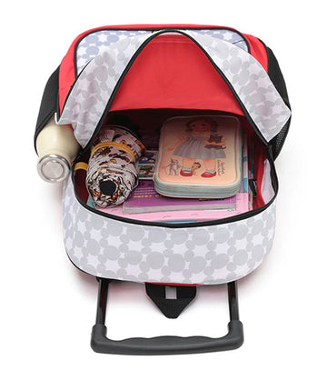 Mickey Mouse - DIS232 17in Backpack w Wheels - 0