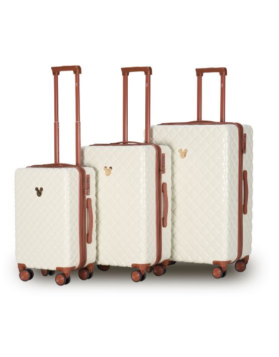 Disney - DIS323-3B Mickey Mouse Set of 3 Spinner cases - Ivory/Tan - 0