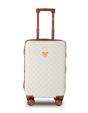 Disney - Mickey Mouse DIS323 54cm Small 4 Wheel Spinner - Ivory/Tan