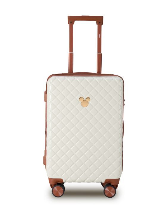 Disney - Mickey Mouse DIS323 54cm Small 4 Wheel Spinner - Ivory/Tan