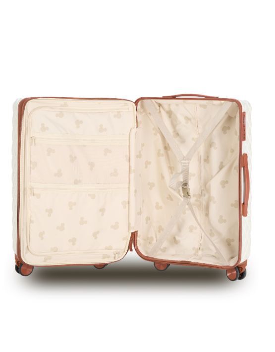 Disney - Mickey Mouse DIS323 66cm Medium 4 Wheel Spinner - Ivory/Tan