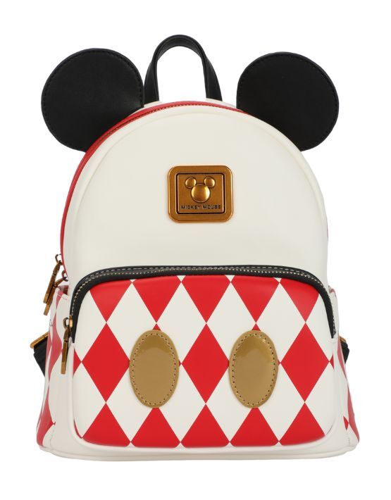 Mickey Mouse - DIS333 Deluxe Ears mini backpack - White/Red