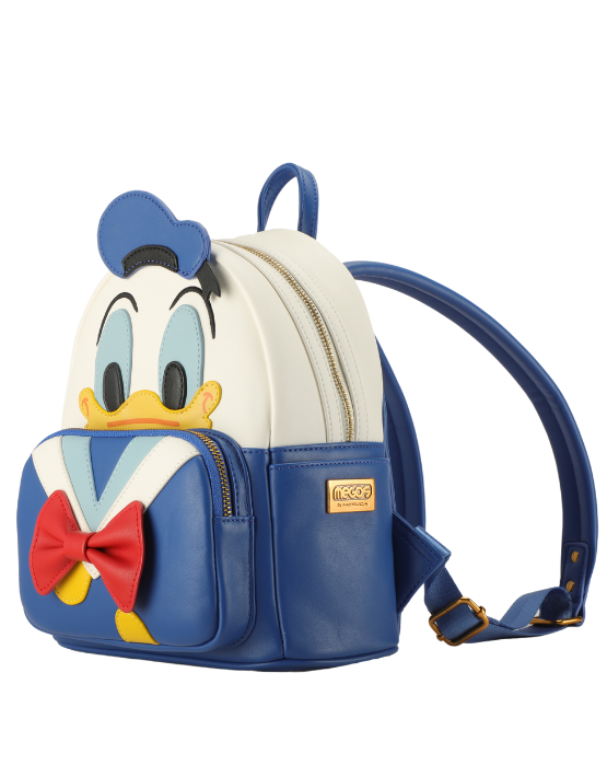 Donald Duck - DIS337 Deluxe Mini Backpack bow tie - Blue - 0