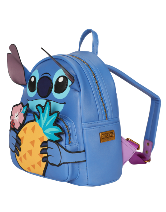 Stitch - DIS338 Deluxe Mini backpack pineapple - Purple - 0