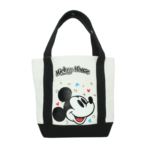 Mickey Mouse - DIS344 Canvas Shopper - Black/White *DC