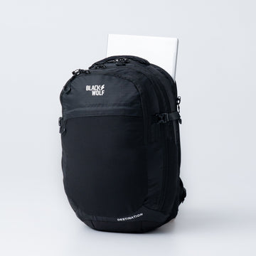 Black Wolf - Destination 35 Backpack - Jet Black - 0