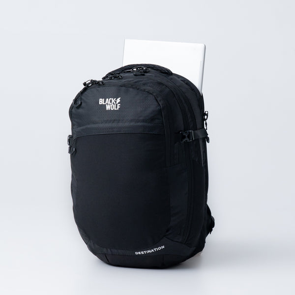 Black Wolf - Destination 35 Backpack - Jet Black