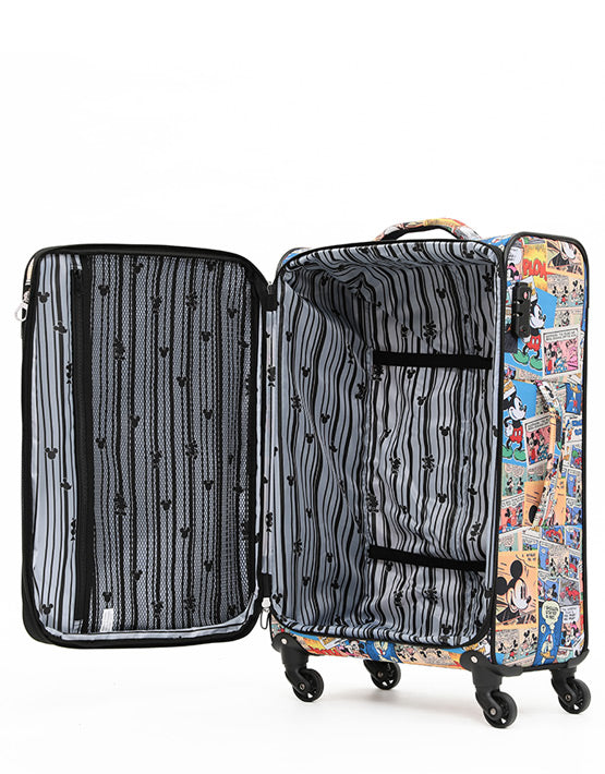 Disney - Comic 25in Medium 4 Wheel Soft Suitcase-3
