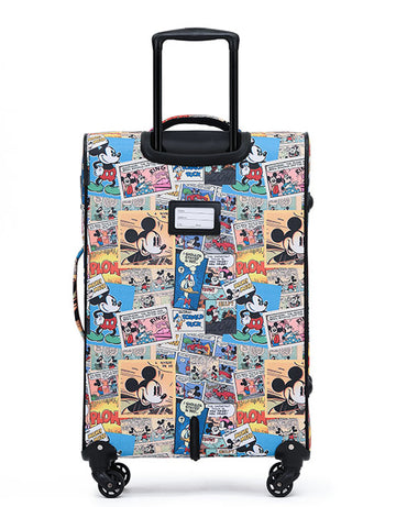 Disney - Dis022 Comic 25in Medium 4 Wheel Soft Suitcase - 0