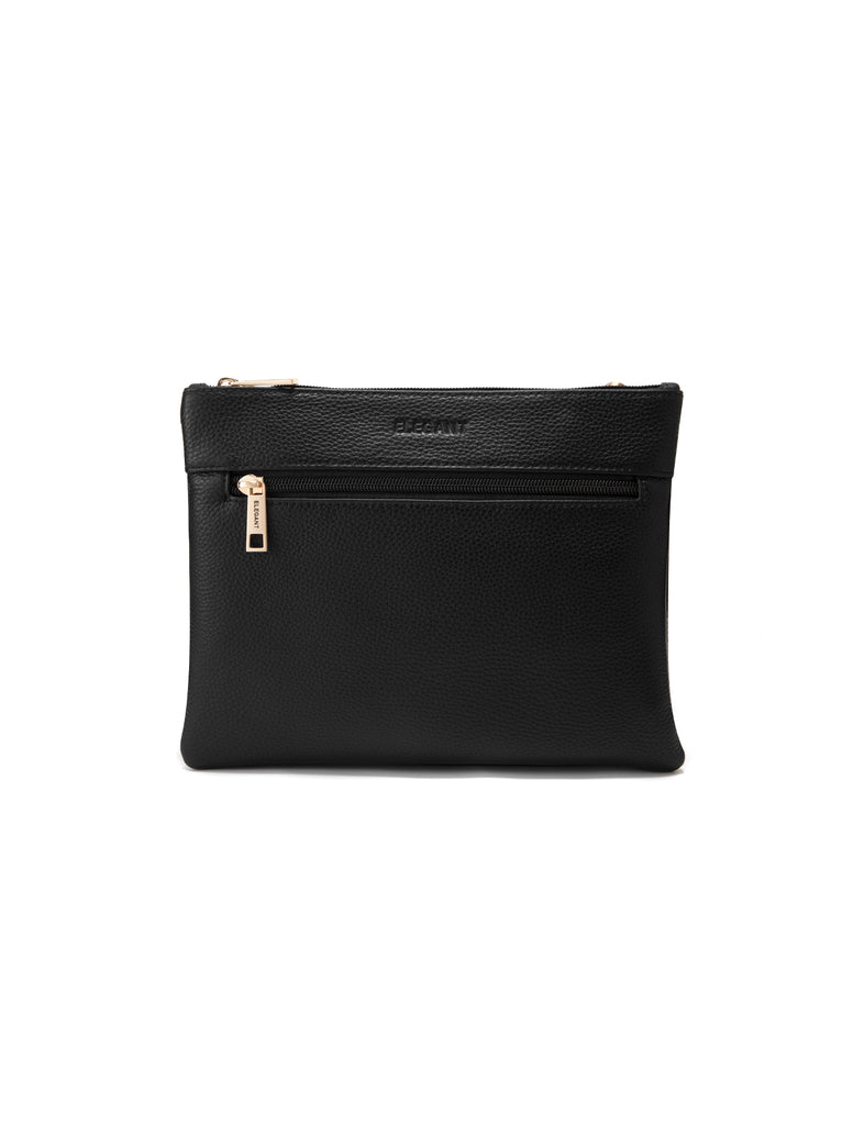 Elegant - E1-0832 Flynn Leather X-Body - Black – Bags To Go