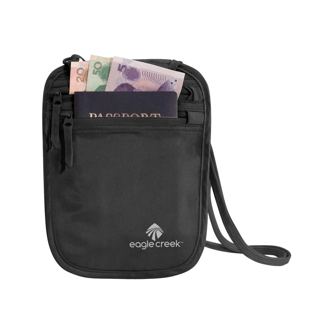 Eagle Creek - Silk Undercover Neck-Wallet - Black
