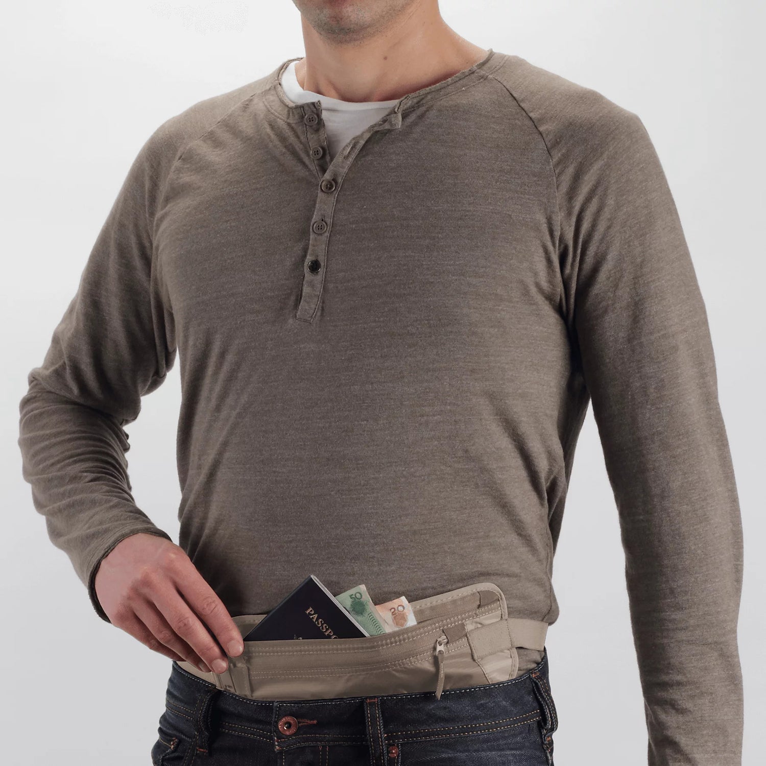 Eagle Creek - Undercover Money Belt DLX - Khaki