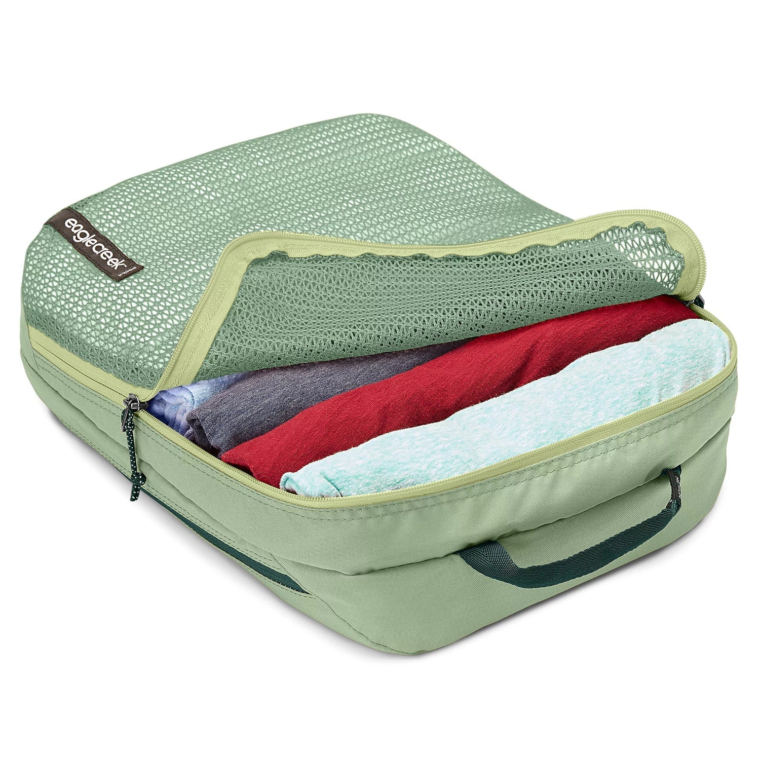 Eagle Creek - Pack-IT Reveal Clean/Dirty Cube M - Mossy Green-6