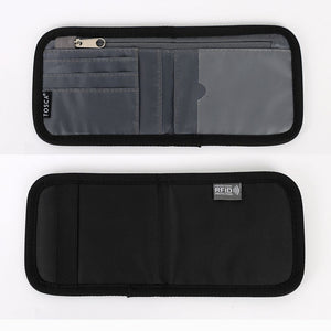 Tosca - TCA009 RFID Bi-Fold Travel Wallet - Black