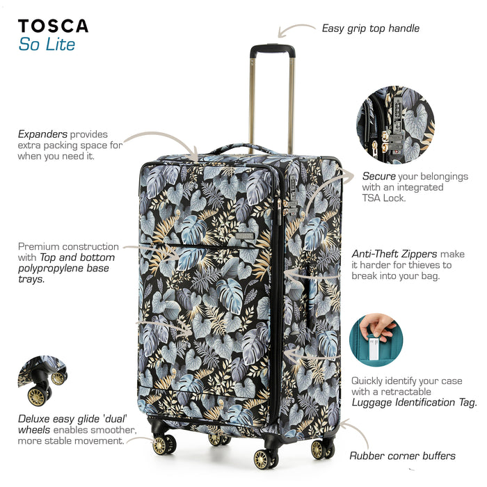 Tosca - SO LITE New AIR5055 79cm Large Spinner - Golden Palm