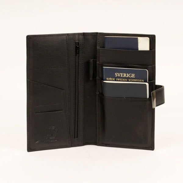 Franco Bonini - 24-07 Scudo Family Passport Doc wallet - Black