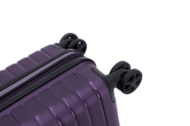 Tosca - TRON TCA812 21in Boxed Carry on Spinner suitcase - Purple - 0