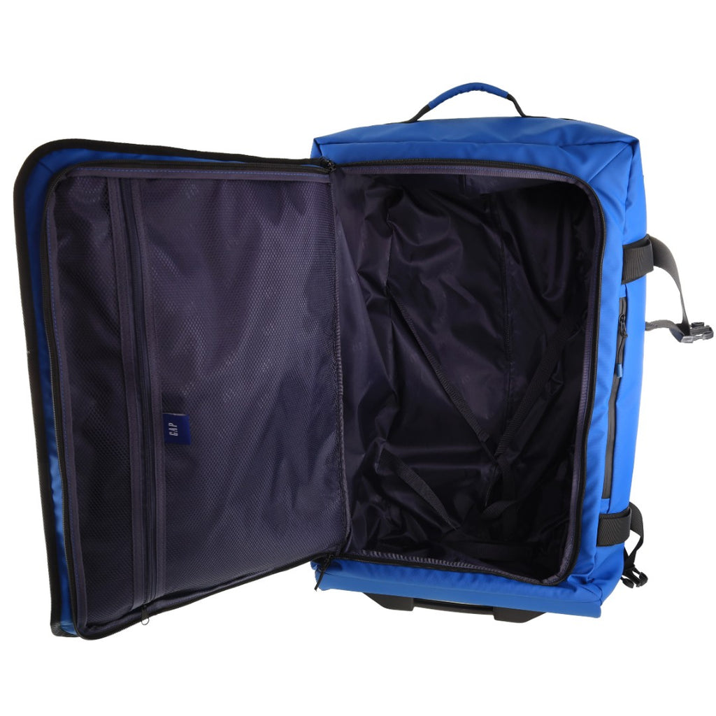 GAP -41L 73cm Large upright 2 Wheel trolley Duffle - Blue