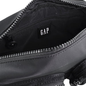 Gap - 32 Nylon Double Pocket Cross-Body Bag - Black