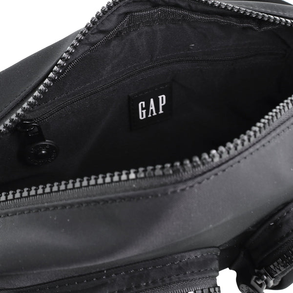 Gap - 32 Nylon Double Pocket Cross-Body Bag - Black