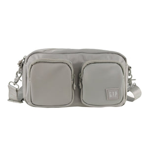 Gap - 32 Nylon Double Pocket Cross-Body Bag - Chino