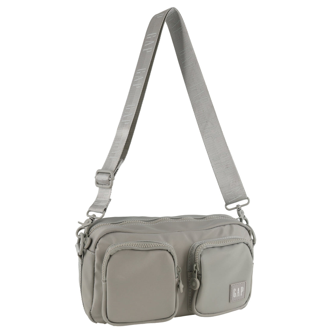 Gap - 32 Nylon Double Pocket Cross-Body Bag - Chino