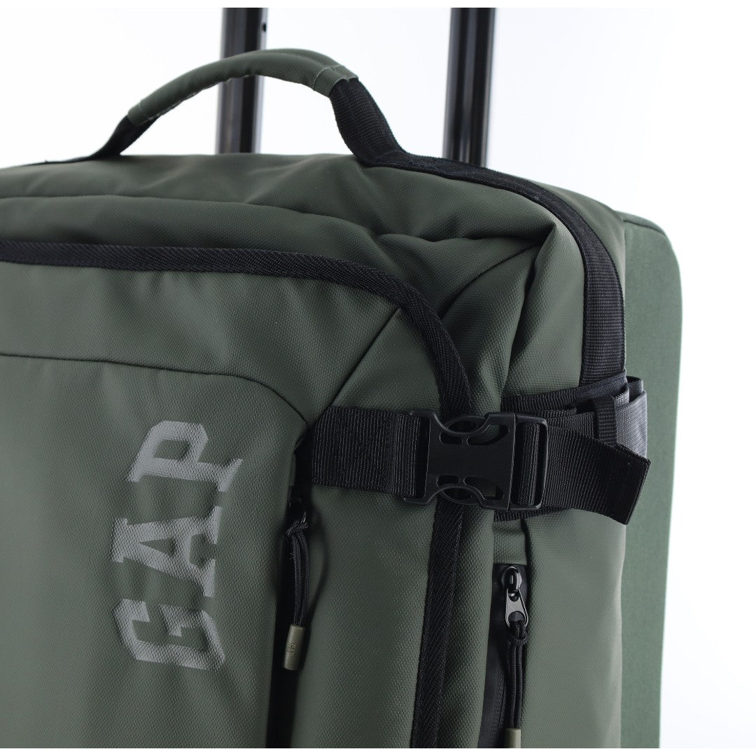 Gap -41C 48cm Cabin Soft Upright 2 Wheel Trolley Duffle - Khaki