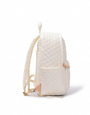 Tosca - MET981 Metro Fashion Quilted15in Laptop Backpack - Mushroom