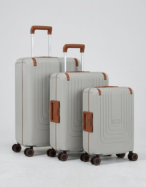 Eminent - Vertica Set of 3 Suitcases (20in-26in-28in) - Linen