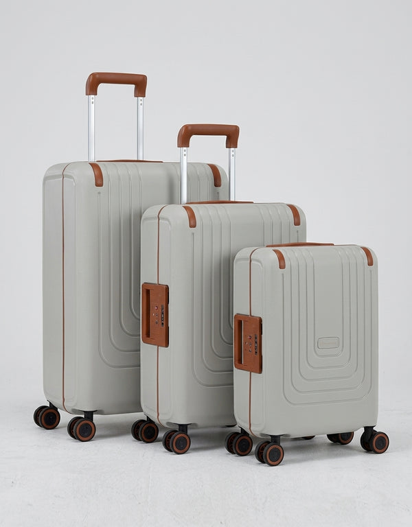 Eminent - Vertica Set of 3 Suitcases (20in-26in-28in) - Linen