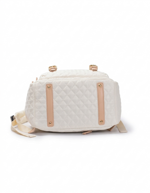 Tosca - MET981 Metro Fashion Quilted15in Laptop Backpack - Mushroom