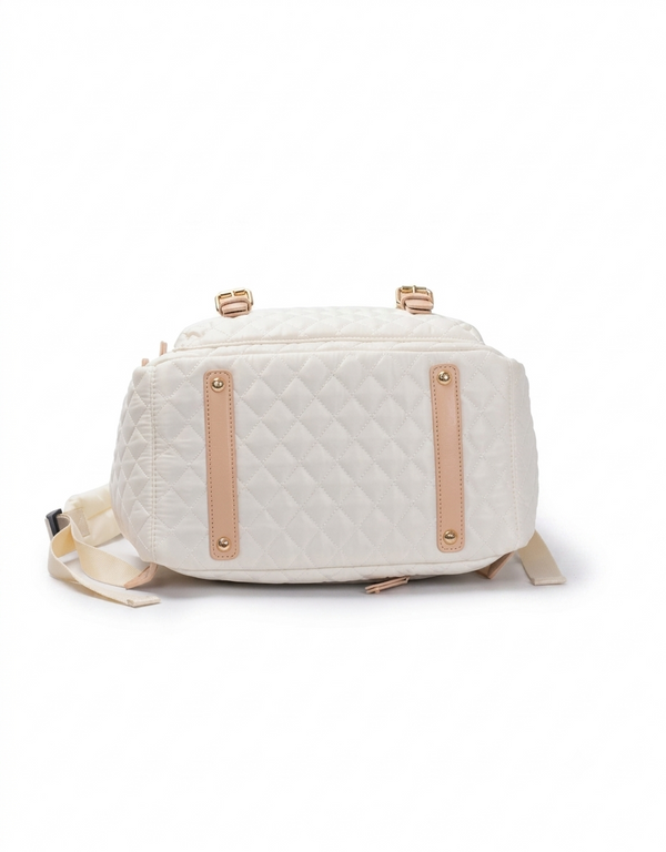 Tosca - MET981 Metro Fashion Quilted15in Laptop Backpack - Mushroom