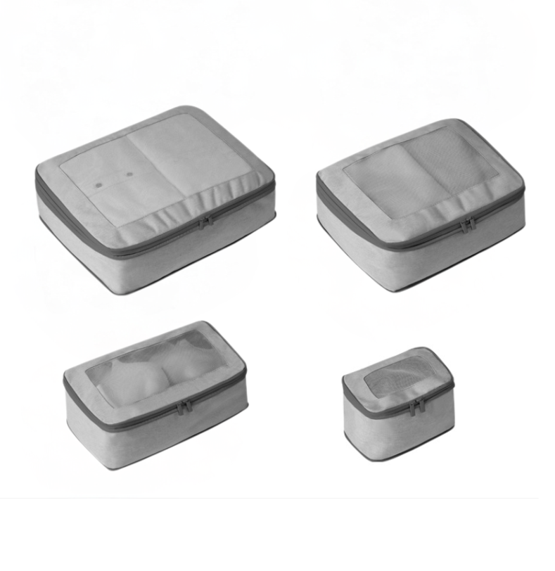 Comfort Travel - CC07 Set of 4 Compression Packing Cubes - Grey