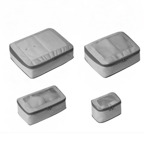 Comfort Travel - CC07 Set of 4 Compression Packing Cubes - Grey