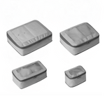 Comfort Travel - CC07 Set of 4 Compression packing Cubes - Grey