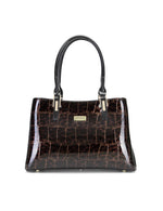 Serenade - H7-0378 Leopard Triple Compartment Leather Bag