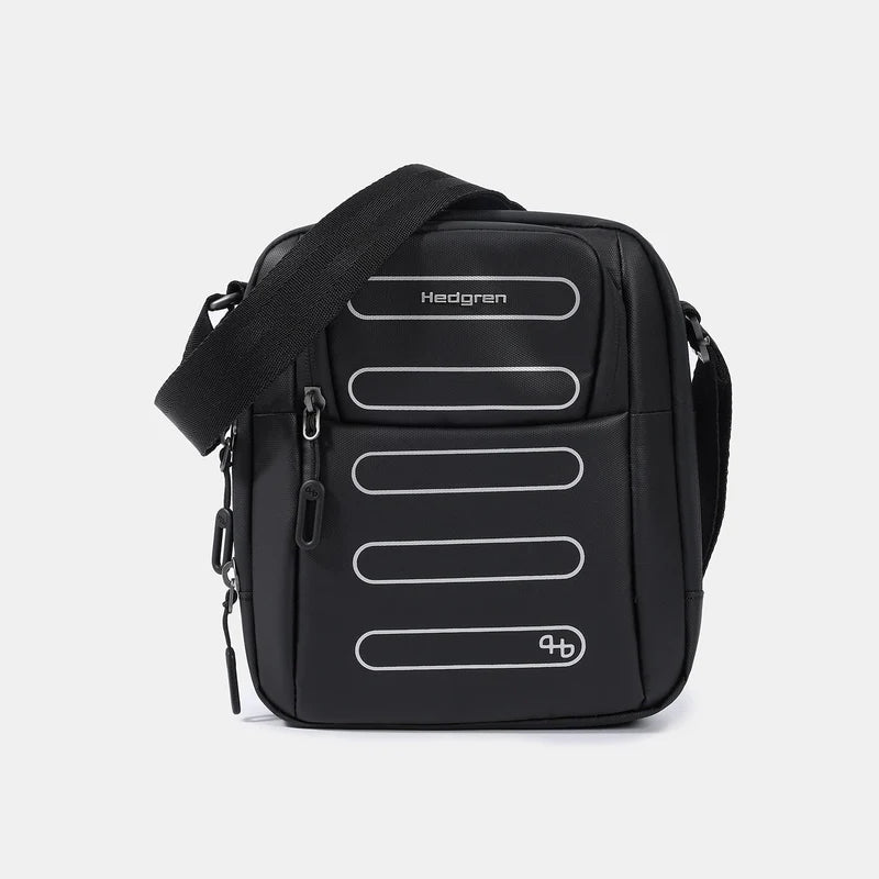 *Hedgren - HCMBP05.003 RELAX P VERTICAL CROSSBODY RFID - BLACK