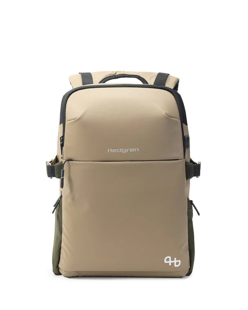 Hedgren - HCOM05.877 RAIL BACKPACK RFID - VINTAGE TAUPE ECO