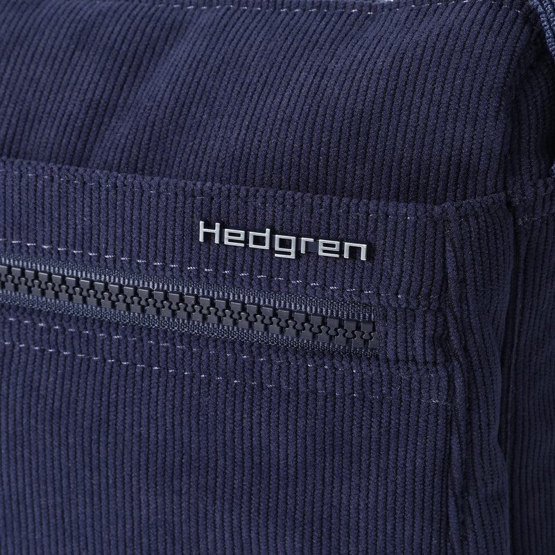 Hedgren - HIC176M EYE M CROSSBODY RFID -CORDUROY - PEACOAT BLUE