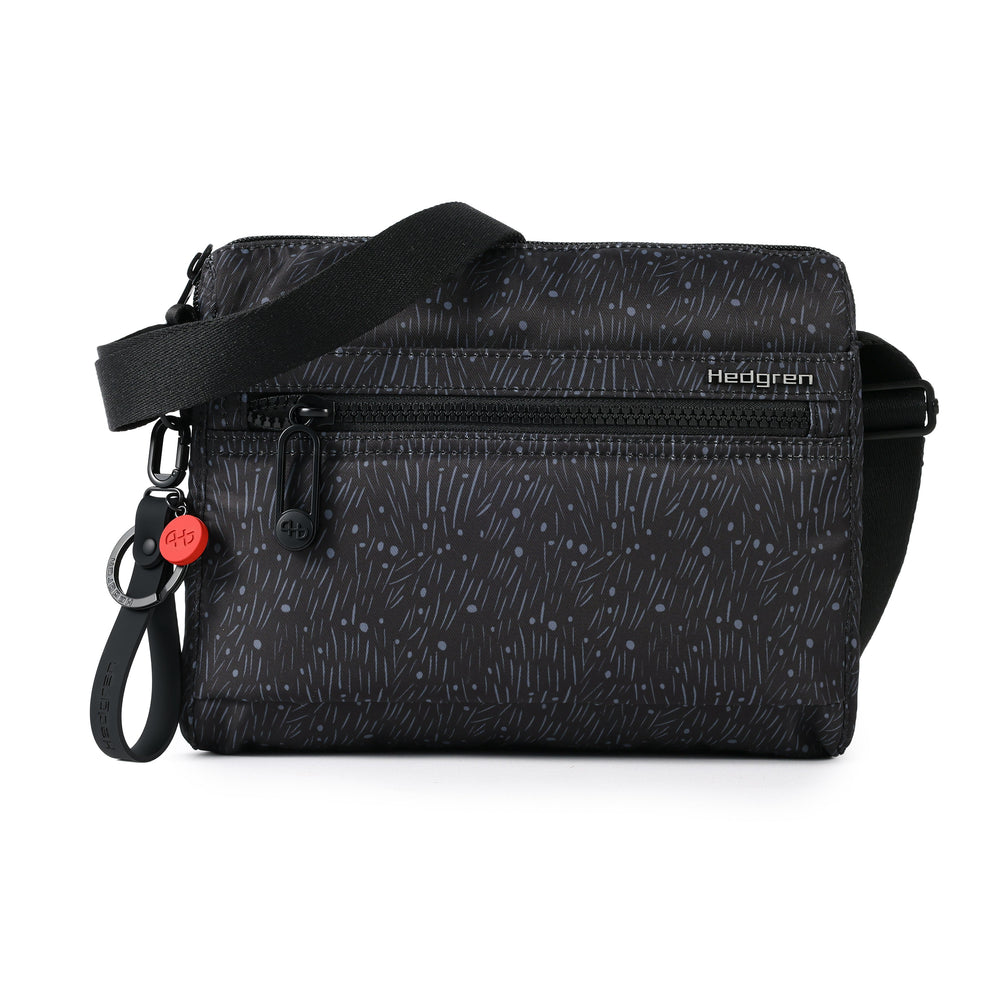 Hedgren - HIC176.933-20 New EYE RFID Crossbody - Floral Black — Product view (HIC176.933-20)