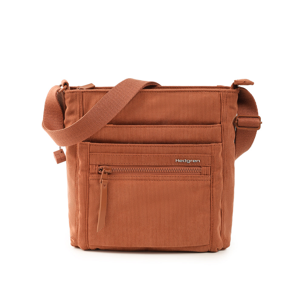 Hedgren - Hic370.909 Orva RFID Crossbody - Corduroy Redwood Burl