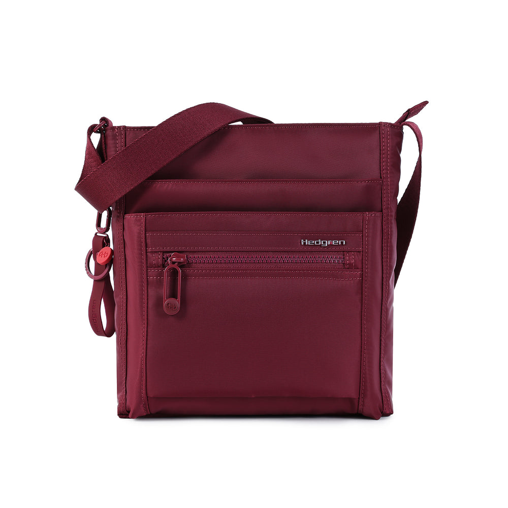 Hedgren - HIC370.918-20 New ORVA RFID Crossbody - Maroon Banner
