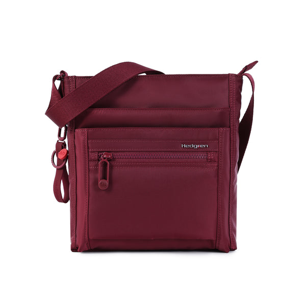 Hedgren - HIC370.918-20 New ORVA RFID Crossbody - Maroon Banner