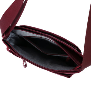 Hedgren - HIC370.918-20 New ORVA RFID Crossbody - Maroon Banner