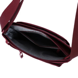 Hedgren - HIC370.918-20 New ORVA RFID Crossbody - Maroon Banner