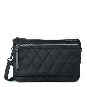 Hedgren - HIC428.615 Emma flat 3sect cross body - Black Quilted