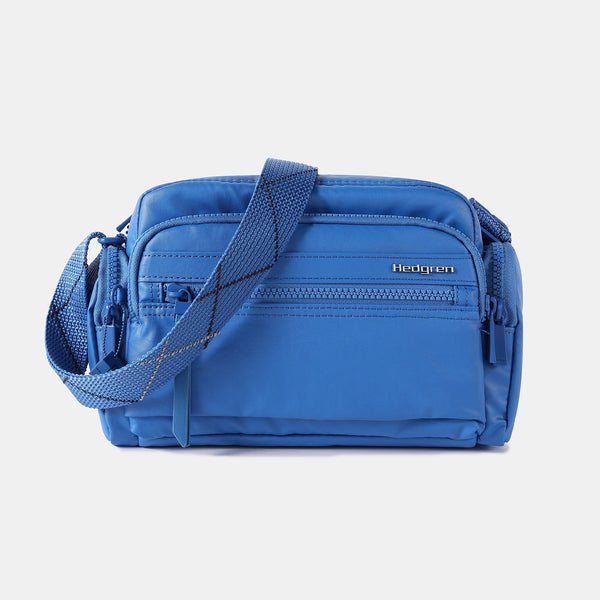 Hedgren - Hic431.853 Emily Multi Pocket RFID Crossbody - Creased Strong Blue