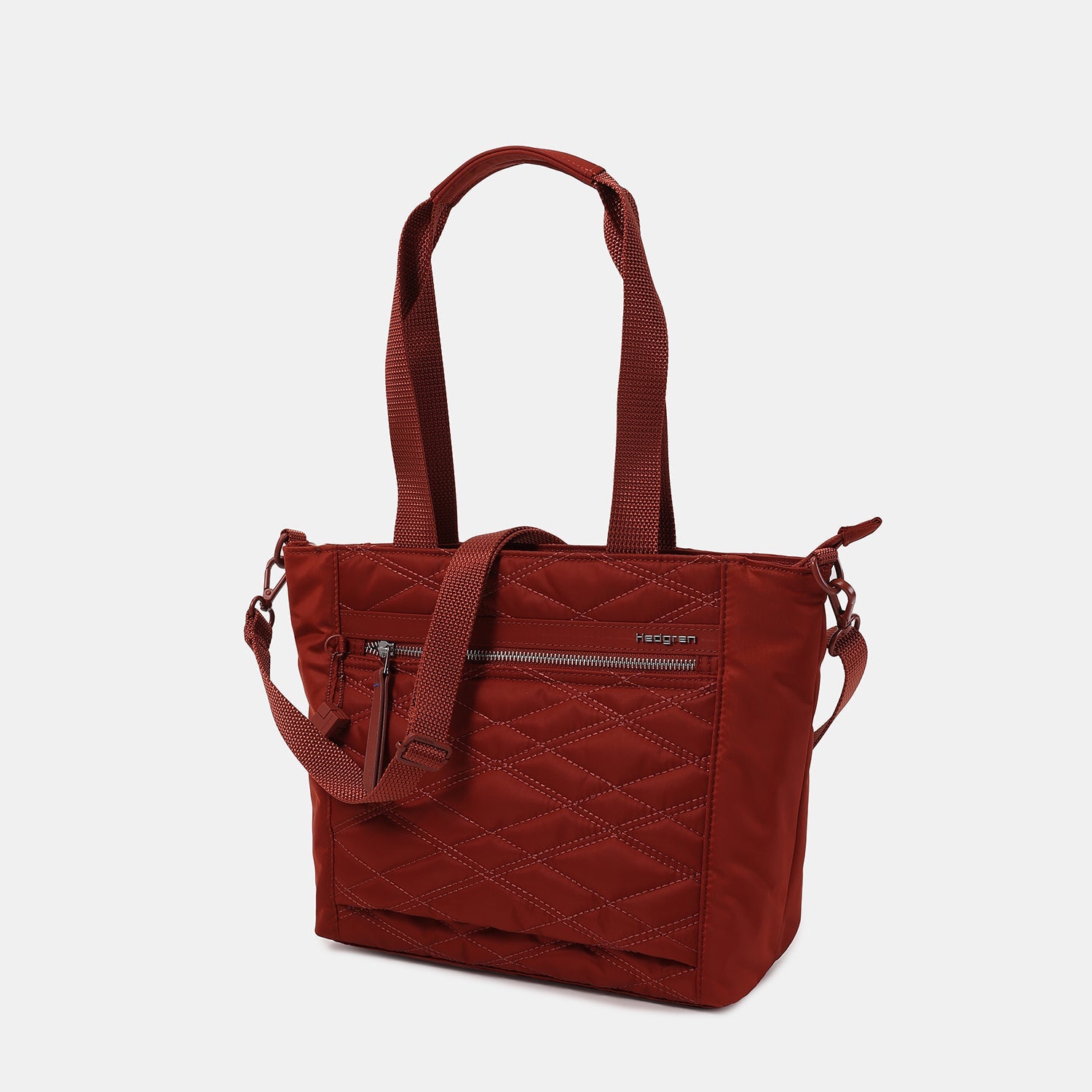 Hedgren - HIC433.857 Zoe Medium Tote - Quilt Brandy Brown